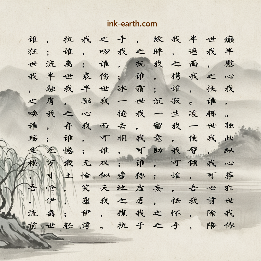 Tsangyang Gyatso Poetry - Liu Style Calligraphy Practice (PDF)