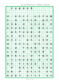 Tsangyang Gyatso Poetry - Pang Zhonghua Kai Shu Practice (PDF)